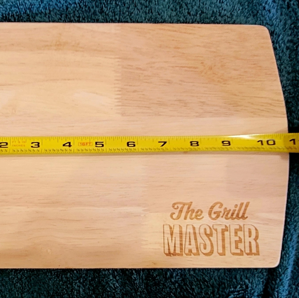The Grill Master Wooden Board NWOT Great Gift, Serving Board, Decoration